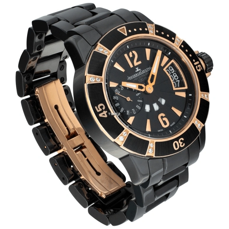 Jaeger-LeCoultre,Master 39mm,39mm,Ceramic,Black,Automatic,Day,Dule Time,Q189LC70