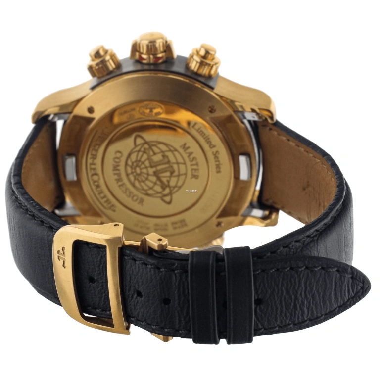 Jaeger-LeCoultre,Master 46mm,46mm,Rose Gold,Black,Automatic,Chronograph,Day,World Time,Q1762451