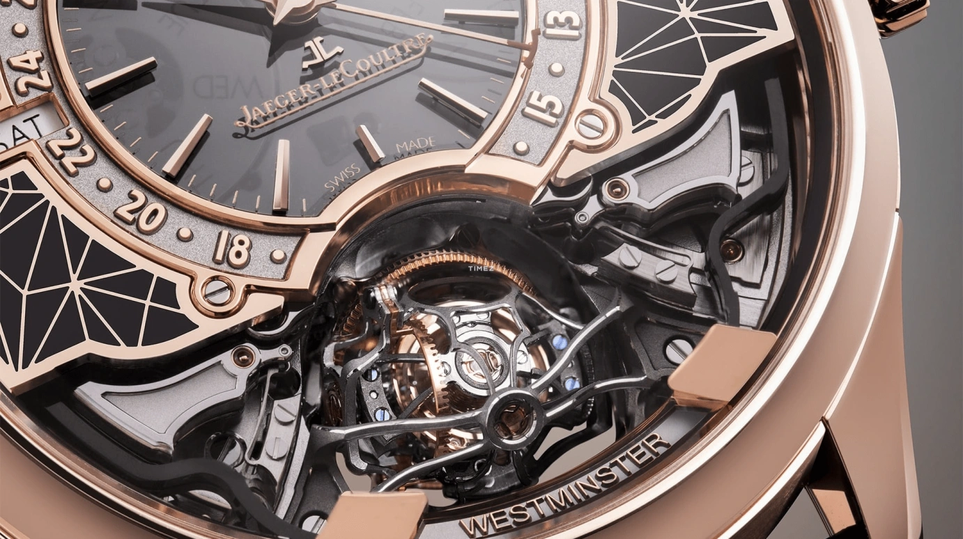 Jaeger-LeCoultre,Master Hybris Artistica 43mm,43mm,Rose Gold,Skeleton,Handwound,Perpetual Calendar,Annual Calendar,Month,Date,50hours,In-house Caliber,Q5252470