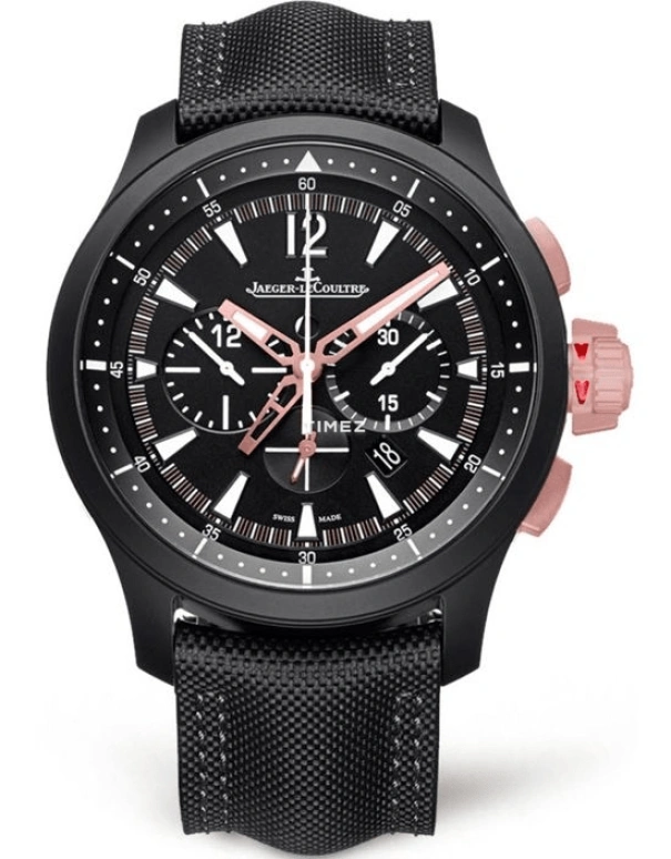 Jaeger-LeCoultre,Master Extreme 46mm,46mm,Pink Gold,Ceramic,Black,Automatic,Chronograph,Day,Q205L570
