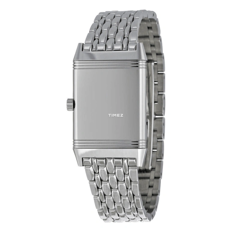 Jaeger-LeCoultre,Reverso 23.10mm,23.10mm,Stainless Steel,Silver,Quartz,In-house Caliber,Sapphire,Q2518110