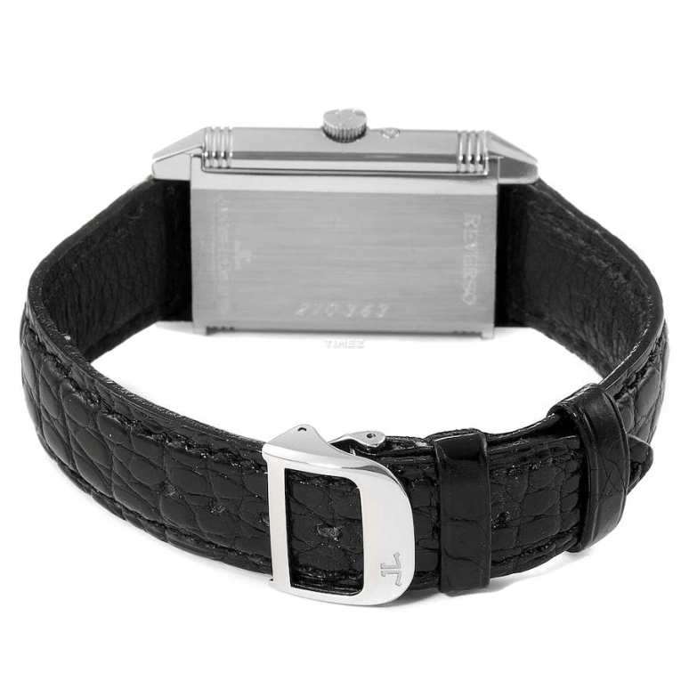 Jaeger-LeCoultre,Reverso 26x42mm,26x42mm,White Gold,Black,Handwound,Moonphase,Day,Power Reserve Indicator,Q2753470