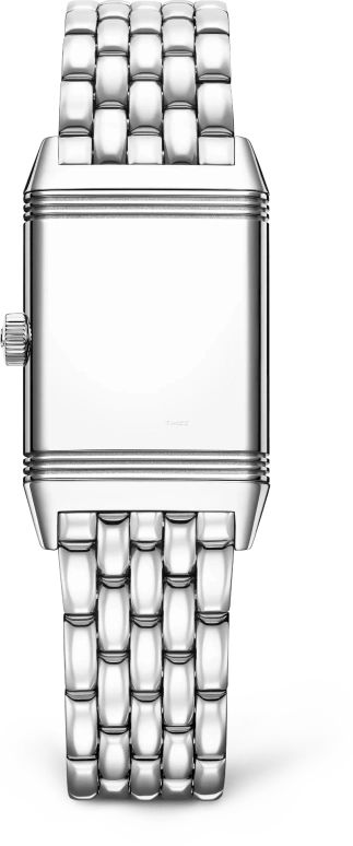Jaeger-LeCoultre,Reverso 35.78x21mm,35.78x21mm,Stainless Steel,Cream white,Quartz,In-house Caliber,Sapphire,Crystal Glass,Q2618141