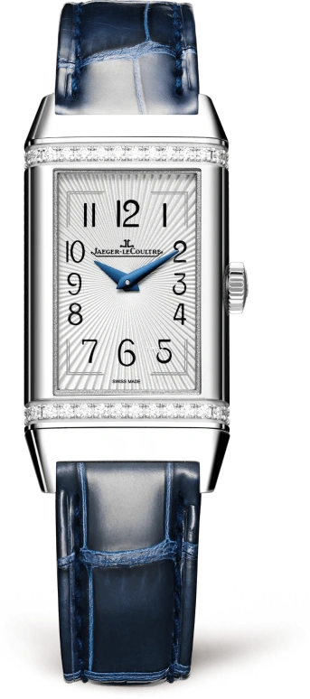 Jaeger-LeCoultre,Reverso 40.10x20mm,40.10x20mm,Stainless Steel,Silver White,Quartz,In-house Caliber,Sapphire,Crystal Glass,Q3288422