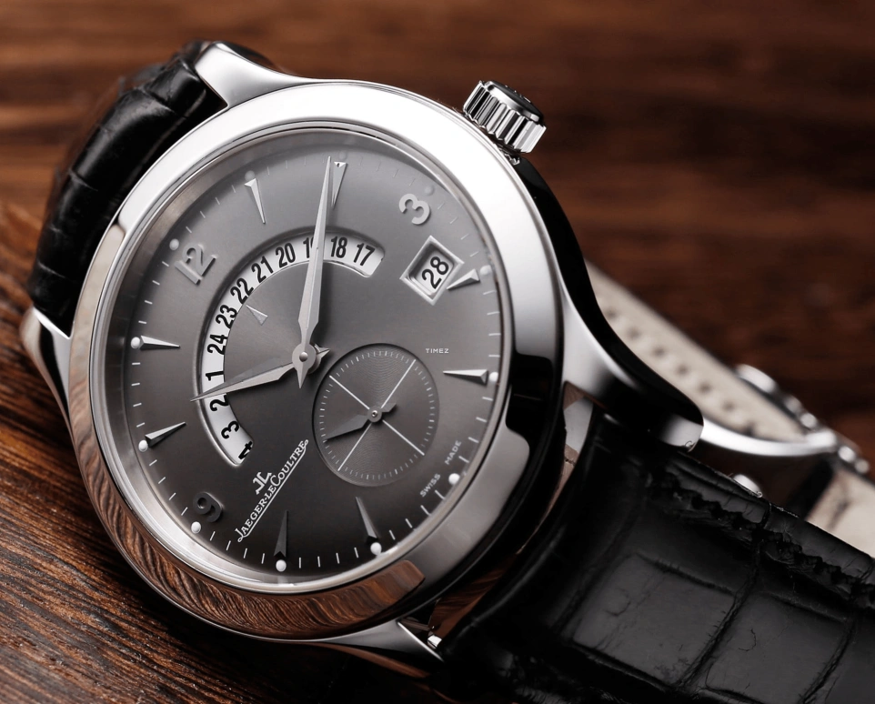 Jaeger-LeCoultre,Master 37mm,37mm,Stainless Steel,Black,Automatic,Day,Sapphire,Crystal Glass,Q17T844E