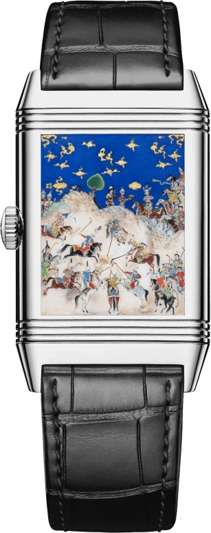 Jaeger-LeCoultre,Reverso 45.60x27.40mm,45.60x27.40mm,White Gold,Blue,Multi-Color,Handwound,45hours,In-house Caliber,Q39334S1