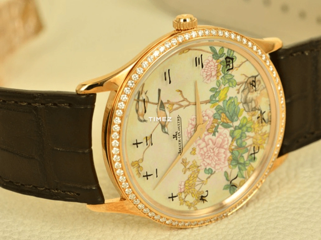 Jaeger-LeCoultre,Master 38mm,38mm,Rose Gold,Multi-Color,Handwound,35hours,In-house Caliber,Q13424C7