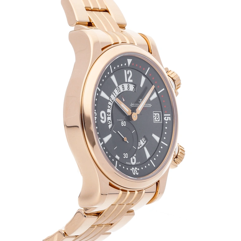 Jaeger-LeCoultre,Master 41.50mm,41.50mm,Rose Gold,Black,Automatic,Day,Dule Time,Q1732140