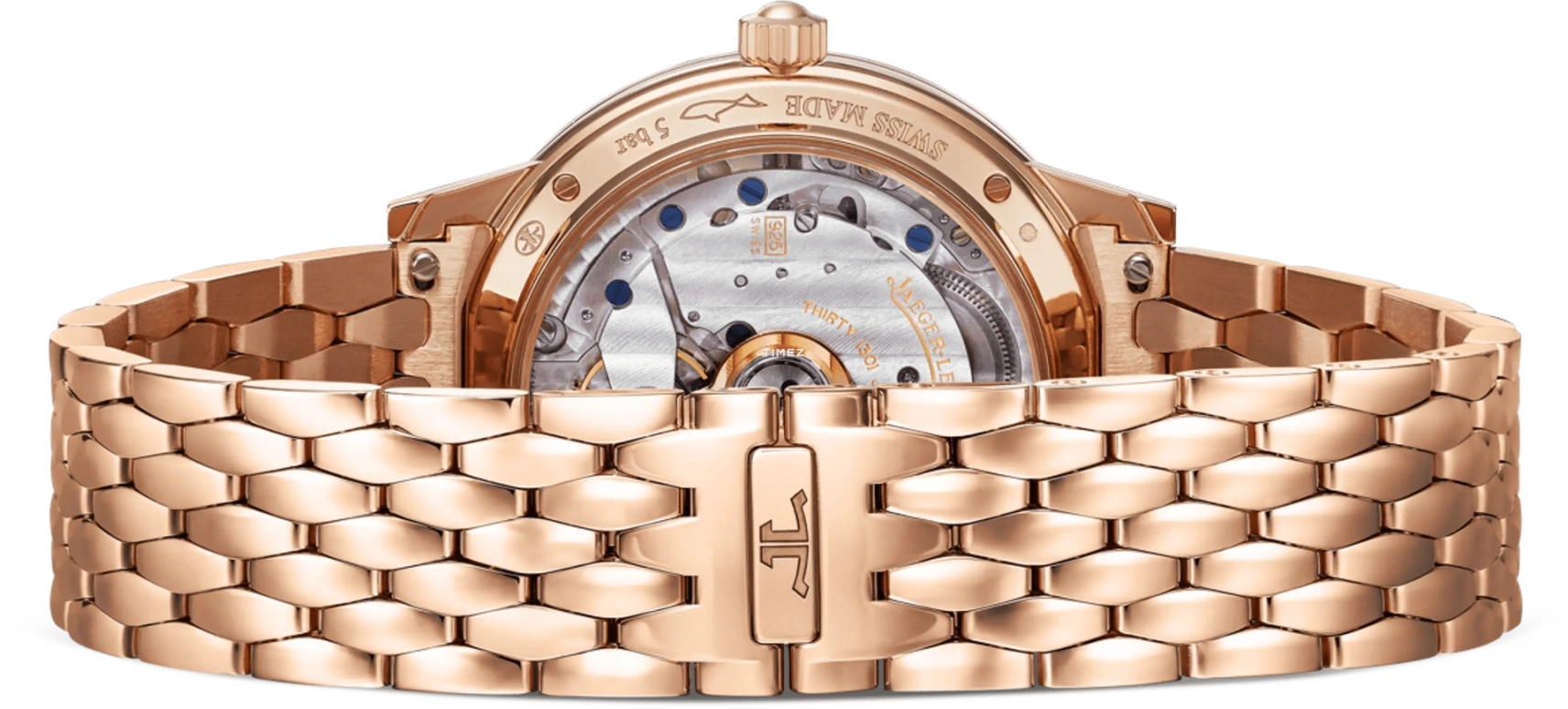 Jaeger-LeCoultre,Rendez-Vous 34mm,34mm,Rose Gold,Silver,Automatic,Moonphase,45hours,Q3572131