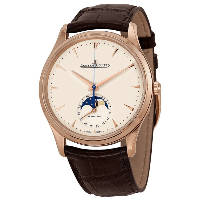 Jaeger-LeCoultre,Master 39mm,39mm,Pink Gold,Beige,Automatic,Moonphase,Day,Q1362520