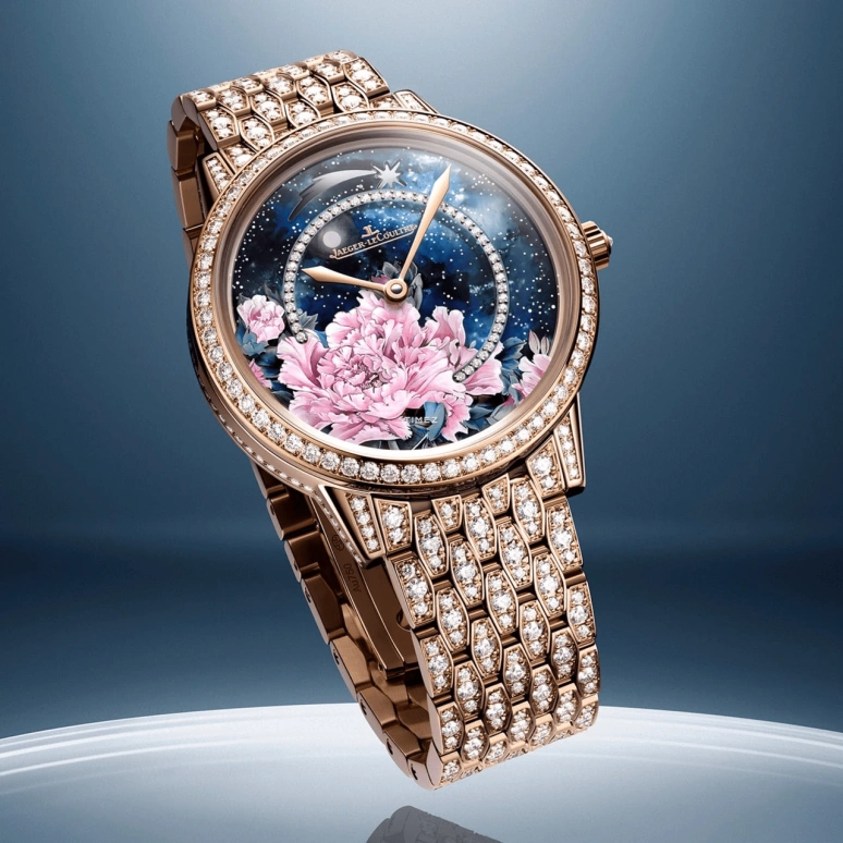 Jaeger-LeCoultre,Rendez-Vous 36mm,36mm,Rose Gold,Multi-Color,Blue,Pink,Automatic,In-house Caliber,Sapphire,Q36423C3