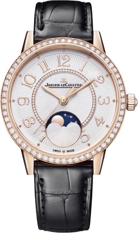 Jaeger-LeCoultre,Rendez-Vous 34mm,34mm,Pink Gold,Silver,Automatic,Moonphase,Date,Q3572430