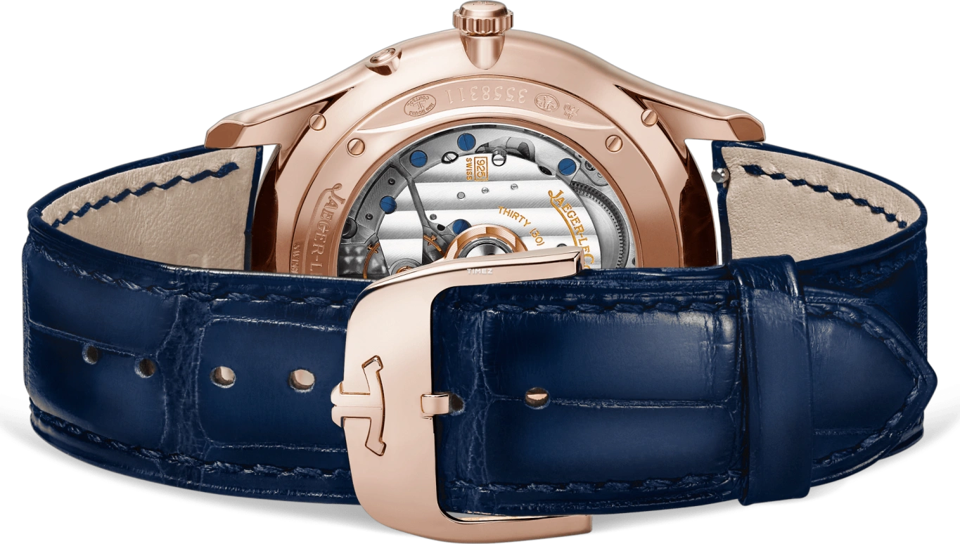 Jaeger-LeCoultre,Master Ultra Thin 39mm,39mm,Rose Gold,Blue,Gradient,Automatic,Moonphase,Day,Nicholas Hoult,Q1362580