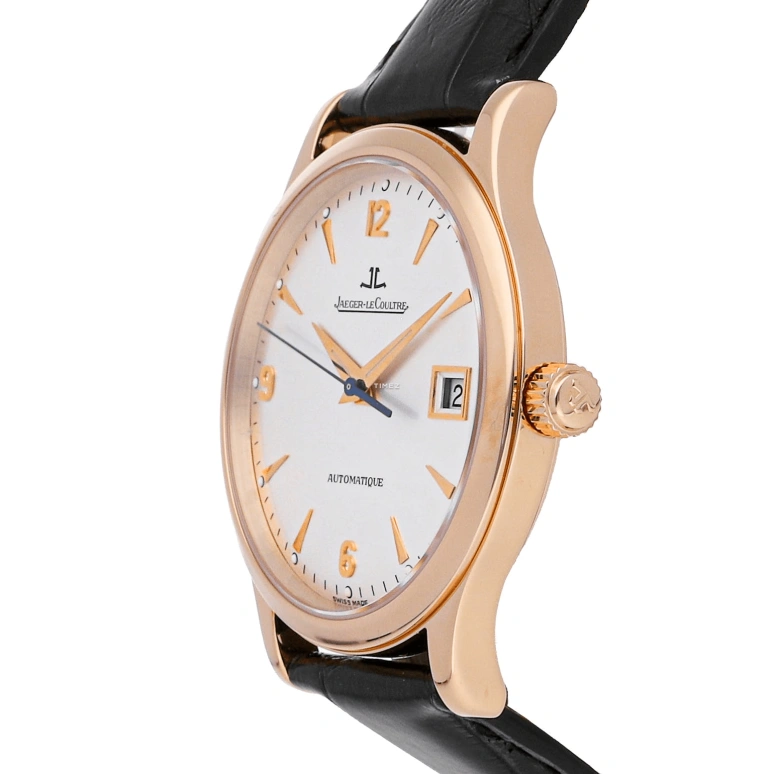 Jaeger-LeCoultre,Master 37mm,37mm,Rose Gold,White,Automatic,Day,Sapphire,Crystal Glass,Q1402420