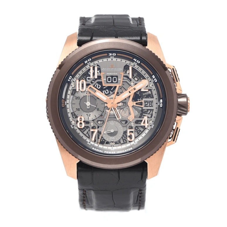 Jaeger-LeCoultre,Master Extreme 46.80mm,46.80mm,Red Gold,Skeleton,Automatic,Chronograph,Day,Power Reserve Indicator,Q203S540