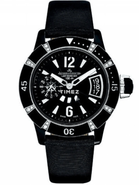 Jaeger-LeCoultre,Master 39mm,39mm,Ceramic,Black,Automatic,Day,Dule Time,Q189C470