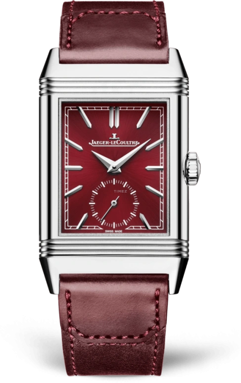Jaeger-LeCoultre,Reverso 27.40mm,27.40mm,Stainless Steel,Red,Handwound,45hours,In-house Caliber,Q397846J