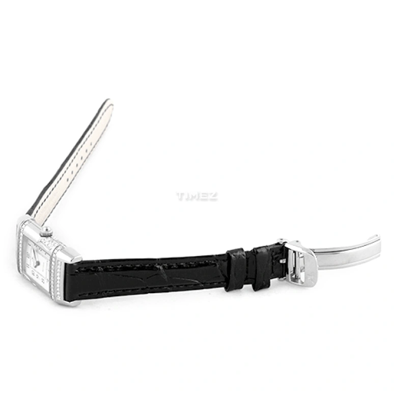 Jaeger-LeCoultre,Reverso 33x23.30mm,33x23.30mm,White Gold,Silver White,Quartz,In-house Caliber,Sapphire,Crystal Glass,Q2653401