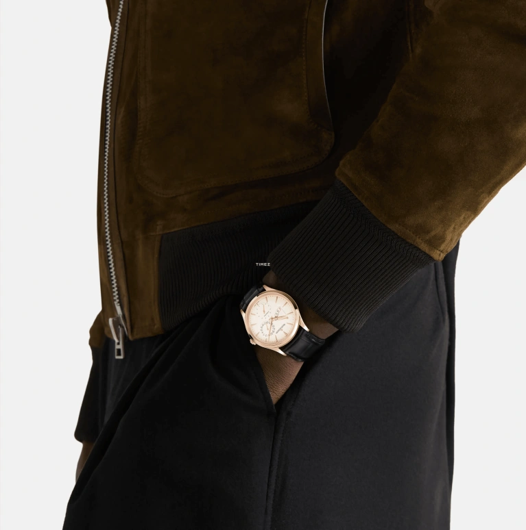 Jaeger-LeCoultre,Master Ultra Thin 39mm,39mm,Rose Gold,Cream white,Automatic,Day,Power Reserve Indicator,Q1372510