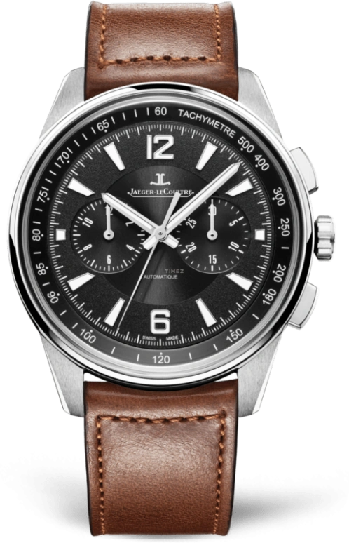 Jaeger-LeCoultre,Polaris 42mm,42mm,Stainless Steel,Black,Automatic,Chronograph,Column Wheel,Q9028471