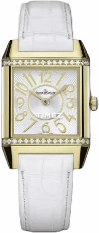 Jaeger-LeCoultre,Reverso 42x28.80mm,42x28.80mm,Yellow Gold,Silver,Quartz,In-house Caliber,Sapphire,Crystal Glass,Q7031420