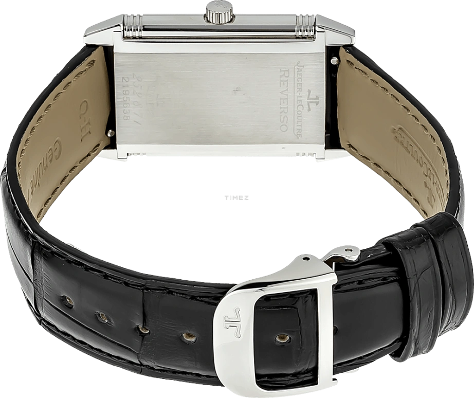 Jaeger-LeCoultre,Reverso 38.60x25mm,38.60x25mm,Stainless Steel,White,Handwound,Sapphire,Crystal Glass,Square,Q2528410