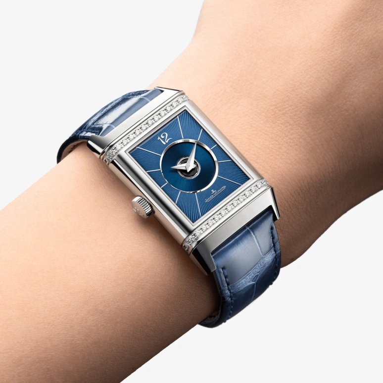 Jaeger-LeCoultre,Reverso 40x24.40mm,40x24.40mm,Stainless Steel,Blue,Silver,Automatic,38hours,In-house Caliber,Q2578480