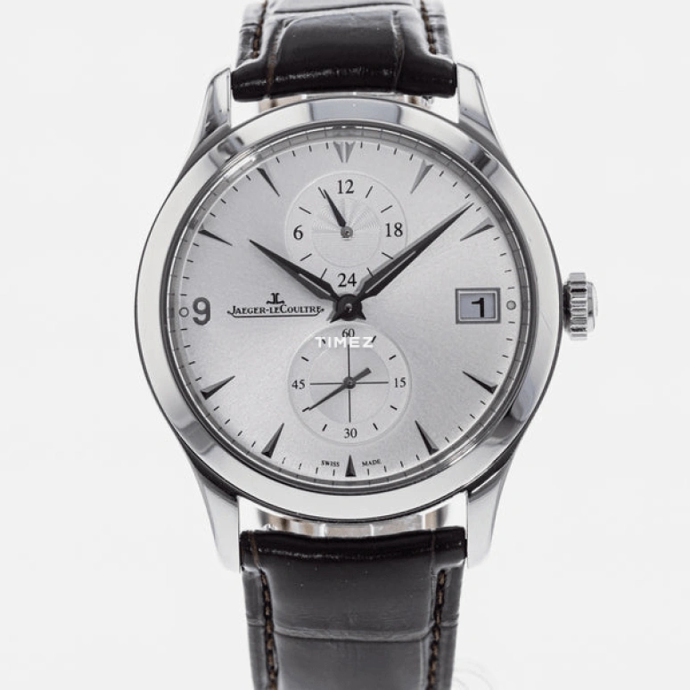 Jaeger-LeCoultre,Master 40mm,40mm,Stainless Steel,Silver,Automatic,Day,Dule Time,Q1628430