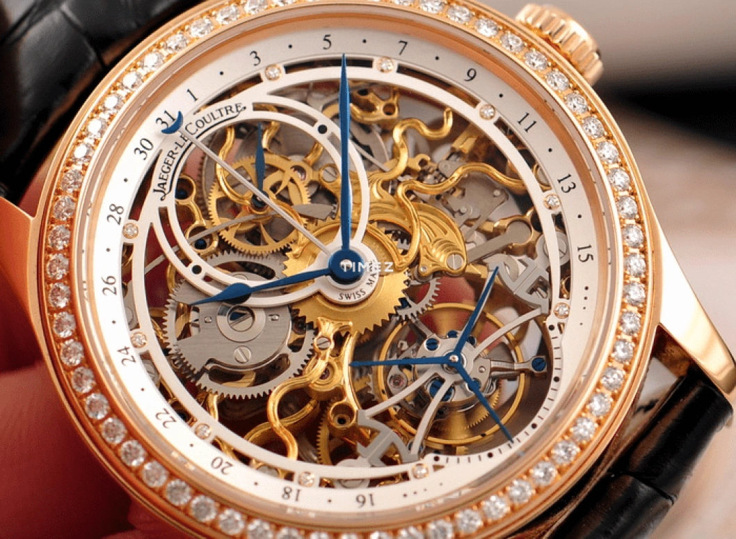Jaeger-LeCoultre,Extraordinary 39mm,39mm,Rose Gold,Skeleton,Automatic,Day,Dule Time,Tourbillon,Q1652403