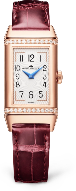 Jaeger-LeCoultre,Reverso 40.10x20mm,40.10x20mm,Rose Gold,White,Silver,Handwound,38hours,In-house Caliber,Q334216J