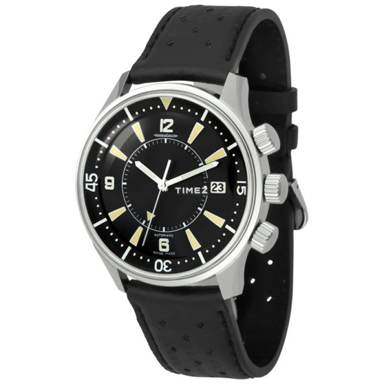 Jaeger-LeCoultre,Master 42mm,42mm,Stainless Steel,Black,Automatic,Day,45hours,Q2008470
