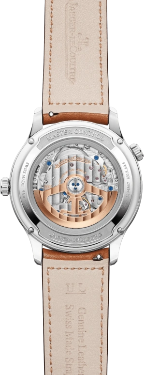 Jaeger-LeCoultre,Master 40mm,40mm,Stainless Steel,Silver,Automatic,Day,Power Reserve Indicator,World Time,Q4128421