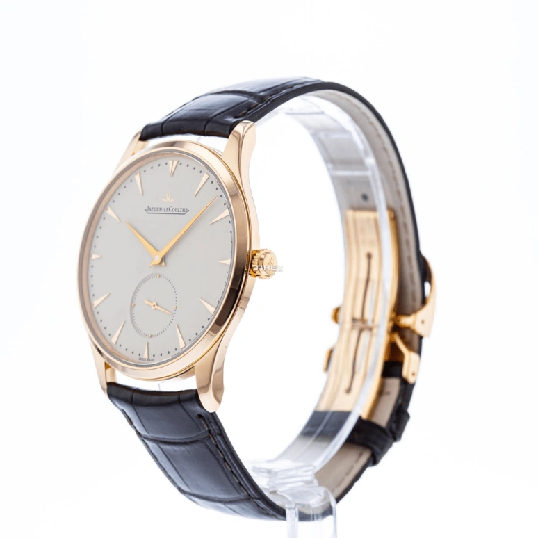 Jaeger-LeCoultre,Master 40mm,40mm,Rose Gold,Cream,Automatic,43hours,In-house Caliber,Q1352420