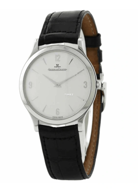 Jaeger-LeCoultre,Master 35mm,35mm,Stainless Steel,Silver,Grey,Handwound,35hours,In-house Caliber,Q1458404