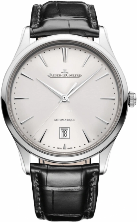 Jaeger-LeCoultre,Master 39mm,39mm,Stainless Steel,Silver,Automatic,Date,38hours,Q1238420