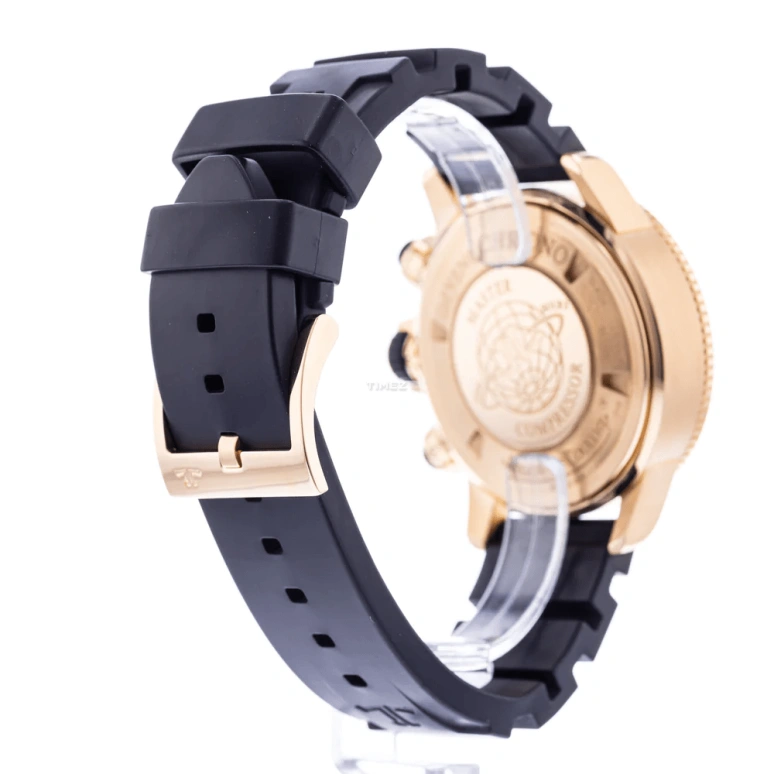 Jaeger-LeCoultre,Master 44mm,44mm,Rose Gold,Black,Automatic,Chronograph,Month,Day,Q1862640