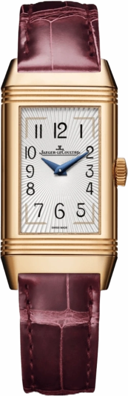 Jaeger-LeCoultre,Reverso 20mm,20mm,Pink Gold,Silver,Handwound,Moonphase,38hours,Q3352420