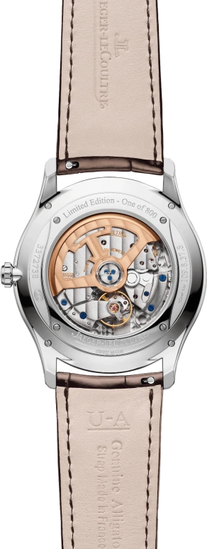 Jaeger-LeCoultre,Master Ultra Thin 39mm,39mm,Stainless Steel,Salmon,Automatic,Day,43hours,Q1238460