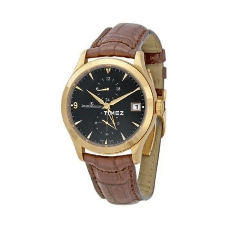 Jaeger-LeCoultre,Master 40mm,40mm,Rose Gold,Black,Automatic,Day,Dule Time,Q1622437