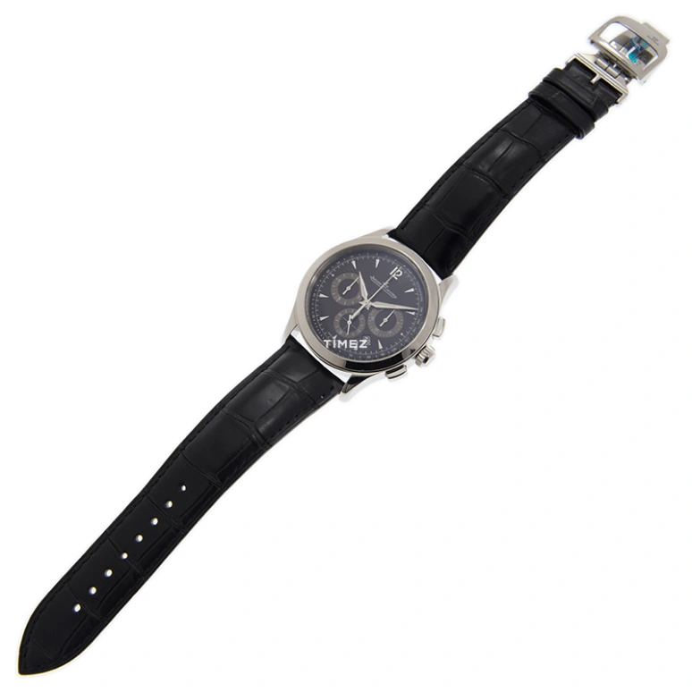 Jaeger-LeCoultre,Master 40mm,40mm,Stainless Steel,Black,Automatic,Chronograph,Day,Q1538470