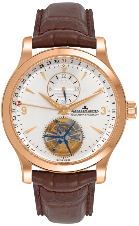 Jaeger-LeCoultre,Master 41mm,41mm,Rose Gold,Silver,Automatic,Day,Dule Time,Tourbillon,Q1652420