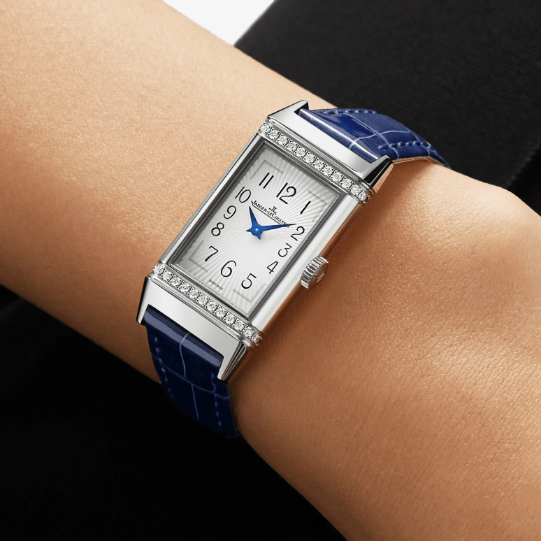 Jaeger-LeCoultre,Reverso 20mm,20mm,Stainless Steel,White,Quartz,In-house Caliber,Sapphire,Q3288420