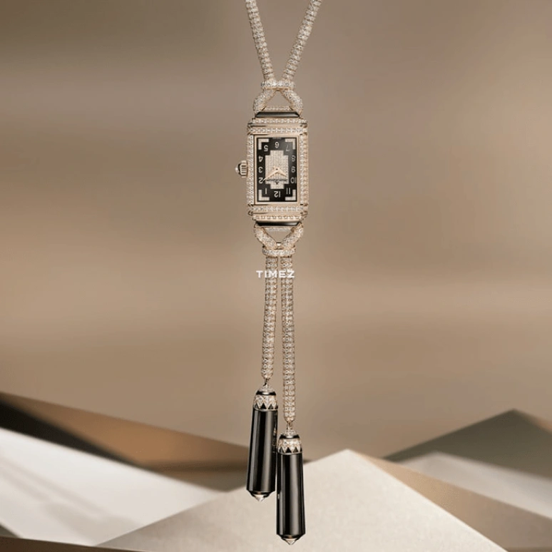 Jaeger-LeCoultre,Reverso 36.78x18mm,36.78x18mm,Rose Gold,Black,Handwound,In-house Caliber,Sapphire,Q3272301