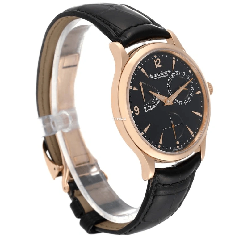 Jaeger-LeCoultre,Master 37mm,37mm,Rose Gold,Black,Automatic,Day,Power Reserve Indicator,140,140.2.93.S