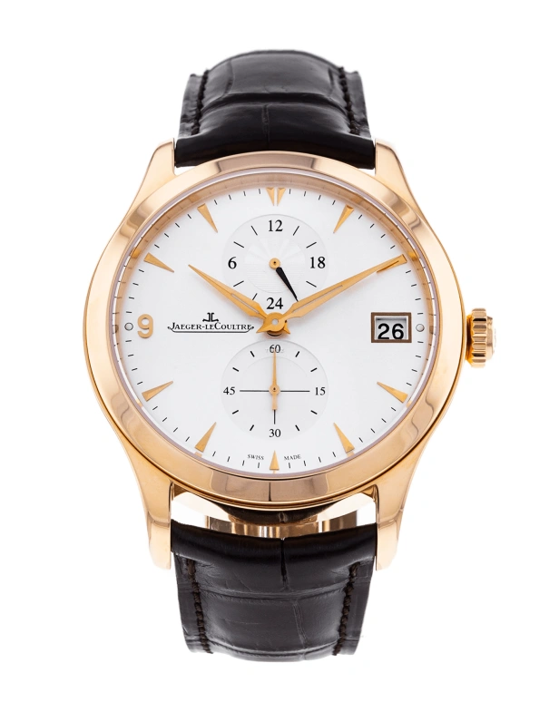 Jaeger-LeCoultre,Master 40mm,40mm,Rose Gold,Silver,Automatic,48hours,In-house Caliber,1622430