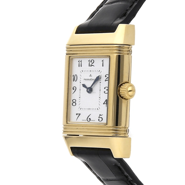 Jaeger-LeCoultre,Reverso 20.60x32.70mm,20.60x32.70mm,Yellow Gold,Silver,Grey,Handwound,38hours,In-house Caliber,Q2661410