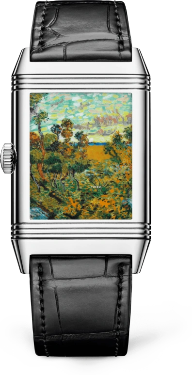 Jaeger-LeCoultre,Reverso 45.60x27.40mm,45.60x27.40mm,White Gold,Green,Handwound,45hours,In-house Caliber,Q39334V1