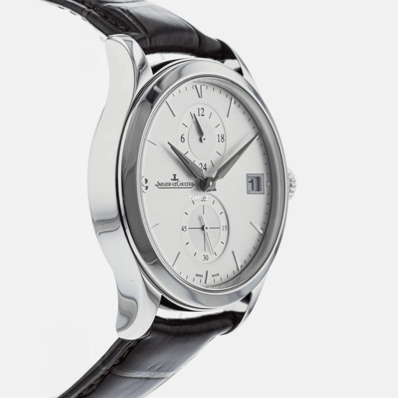 Jaeger-LeCoultre,Master 40mm,40mm,Stainless Steel,Silver,Automatic,Day,Dule Time,Q1628430