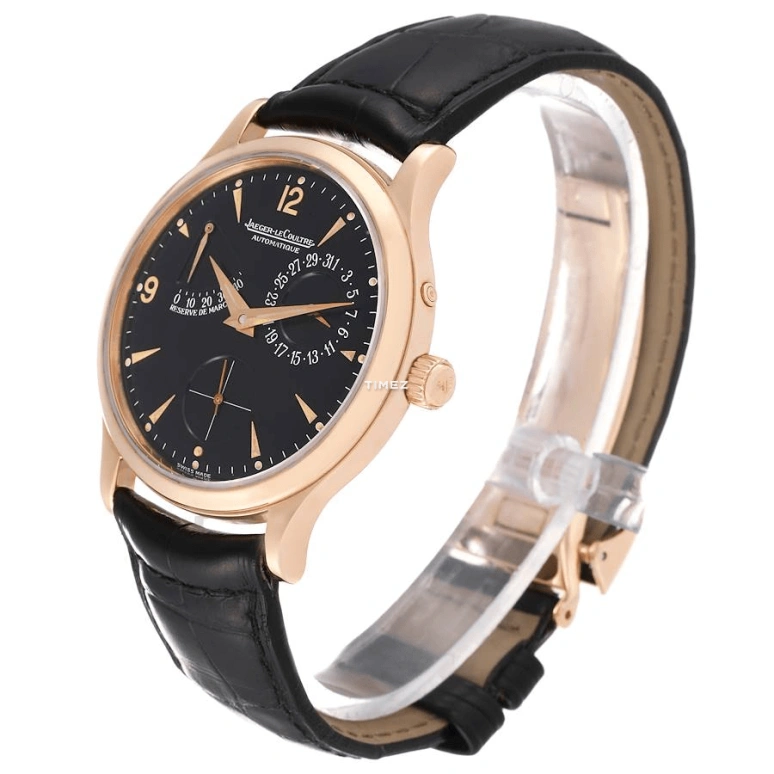 Jaeger-LeCoultre,Master 37mm,37mm,Rose Gold,Black,Automatic,Day,Power Reserve Indicator,140,140.2.93.S