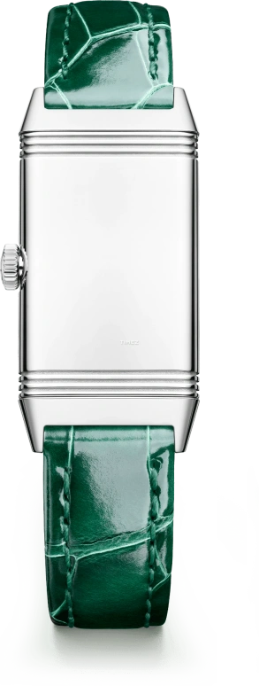 Jaeger-LeCoultre,Reverso 40.10x20mm,40.10x20mm,Stainless Steel,Green,Quartz,In-house Caliber,Sapphire,Crystal Glass,Q328853J